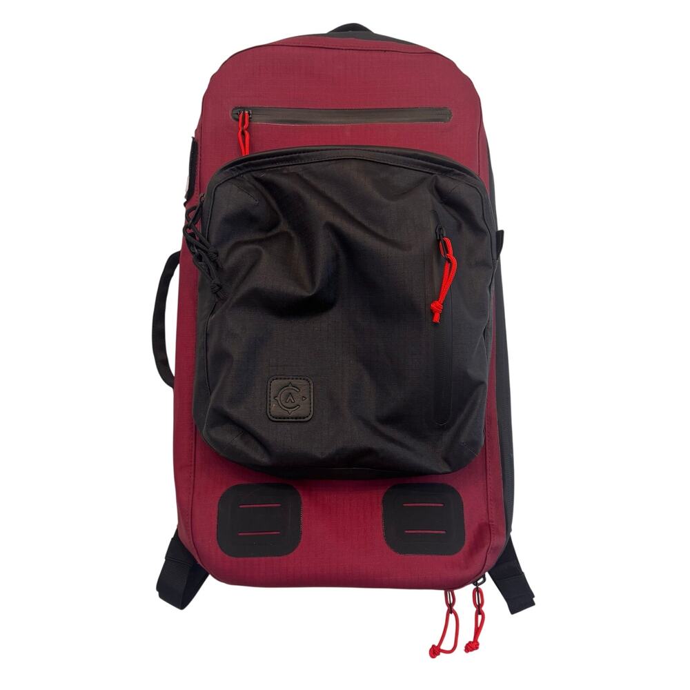 Cancha Pickeball Paddle Backpack Bag With Matching Day Bag Burgundy Black